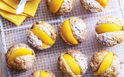 Peach, Banana and Coconut Muffins