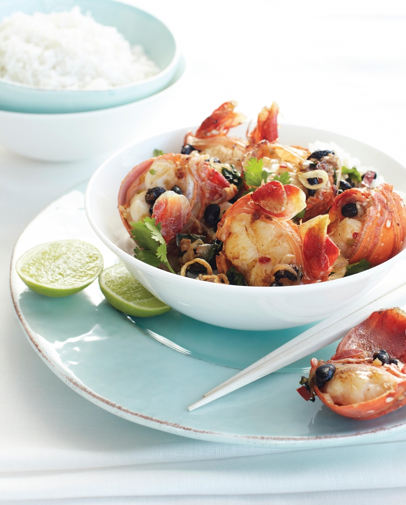 Wok the Lobster in Salty Black Beans, Chilli and Ginger | Anna Gare Official Website